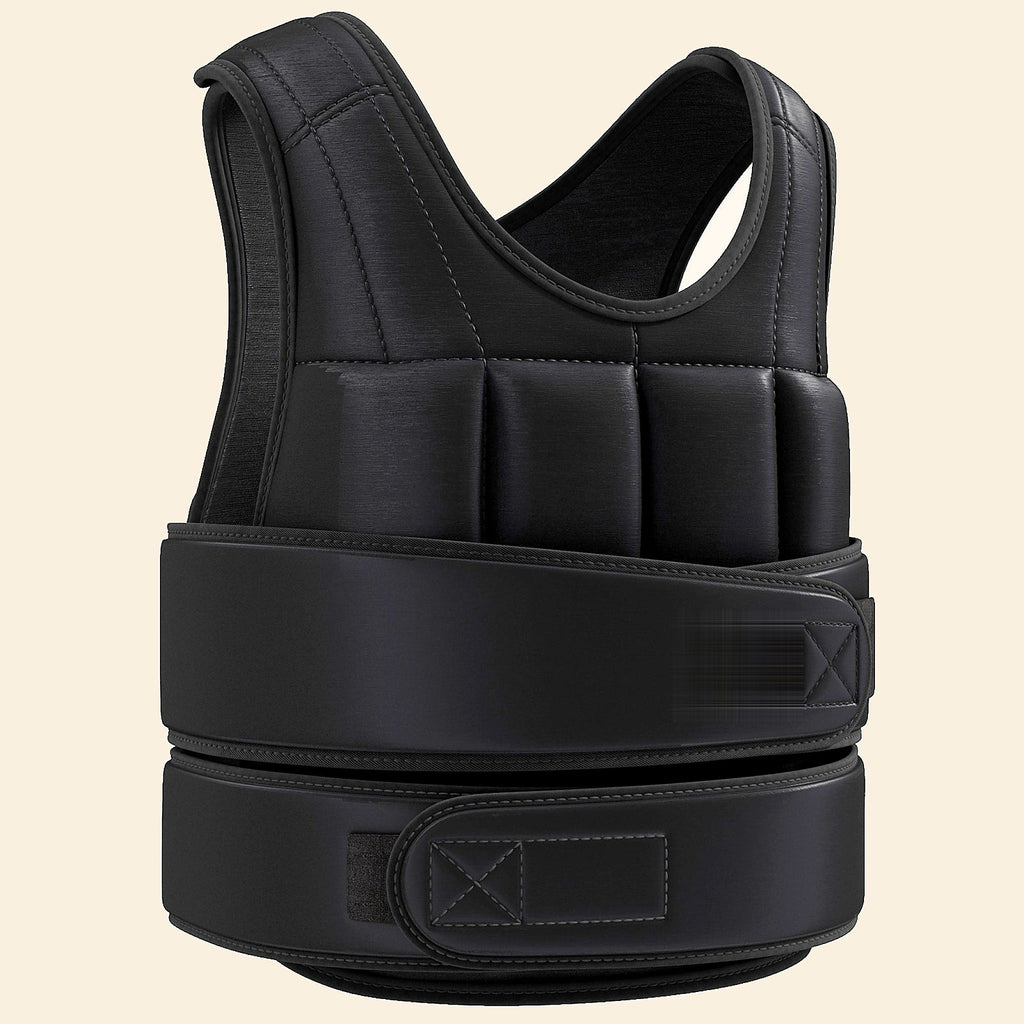 10 kg Adjustable Weighted Vest, Black