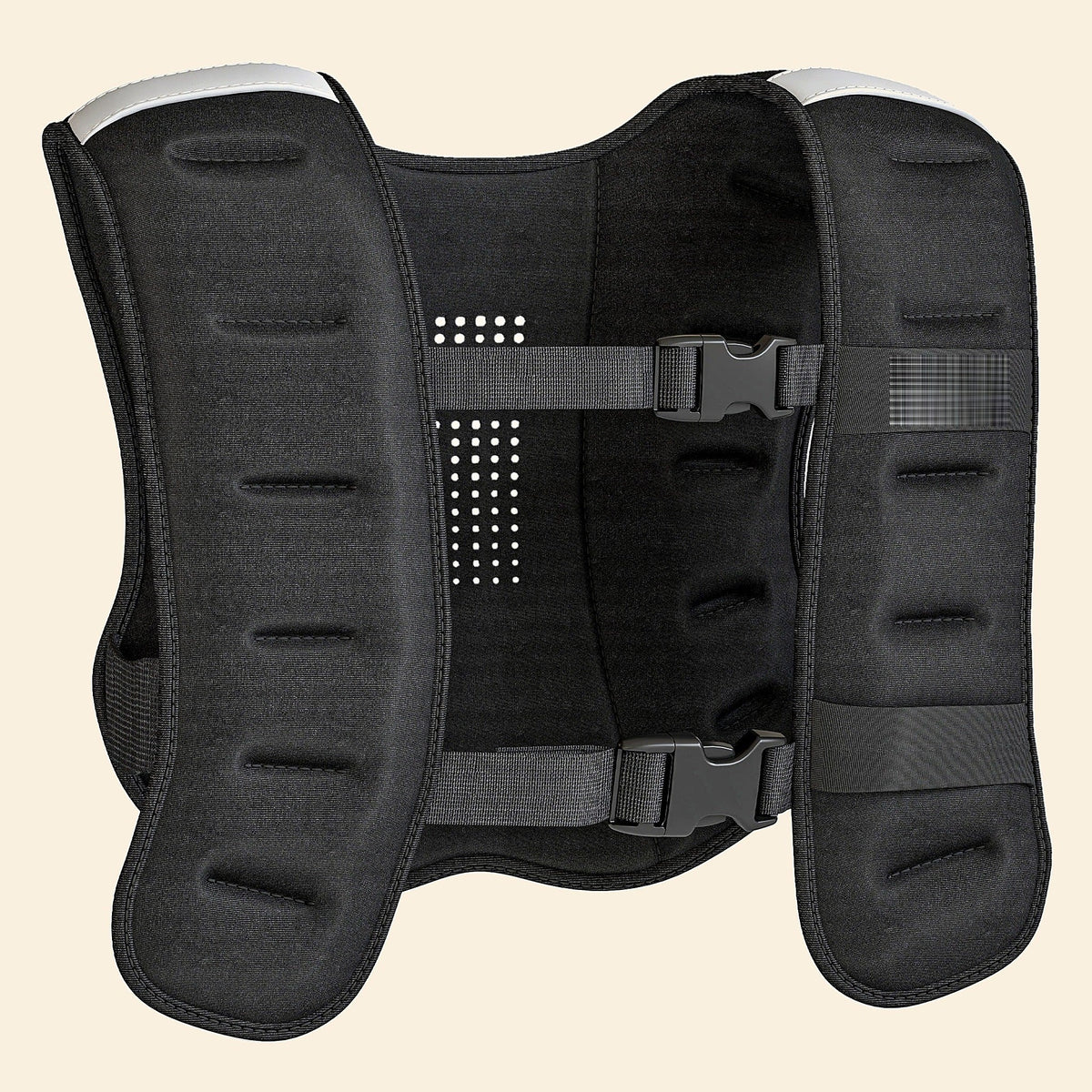 8 kg Weighted Vest with Adjustable Straps, Black