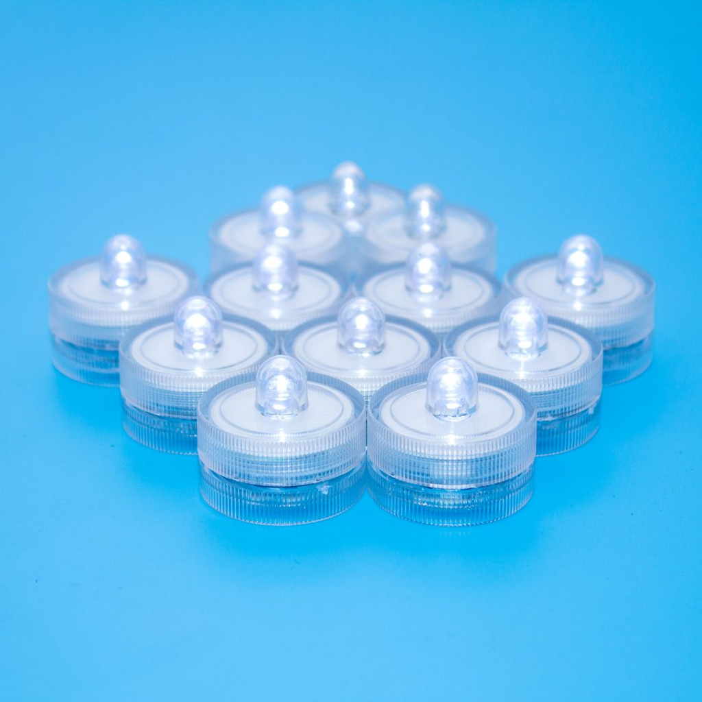 Flameless LED Tea Lights, Set of 12 - APA Pure Living