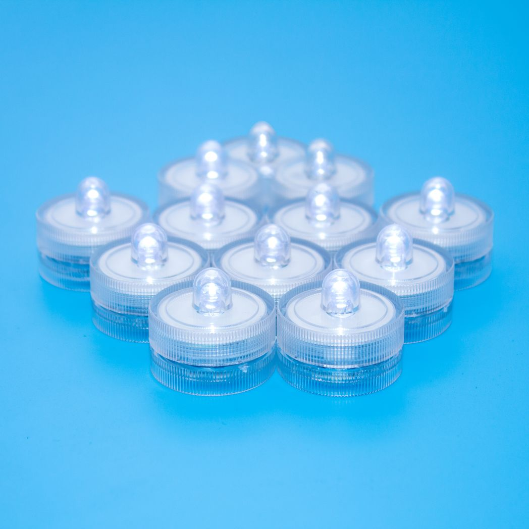 Flameless LED Tea Lights, Set of 12 - APA Pure Living